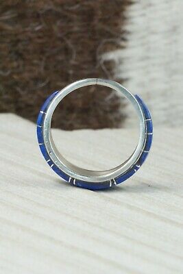 Lapis and Sterling Silver Ring - Susanna Kallestewa - Size 9