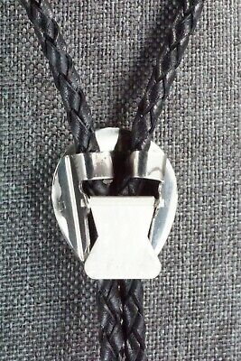 Turquoise & Sterling Silver Bolo Tie - Virginia Long
