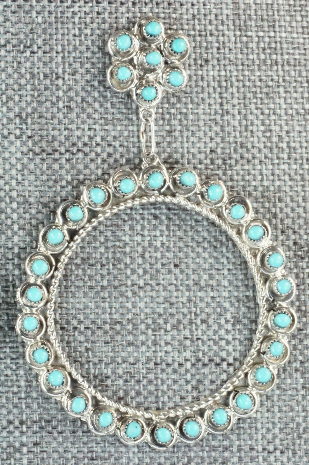 Turquoise & Sterling Silver Earrings - Waylon Johnson