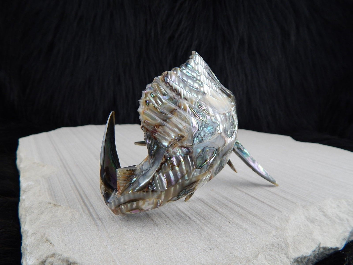 Sword Fish Zuni Fetish Carving - Philbert Beyuka - High Lonesome Trading