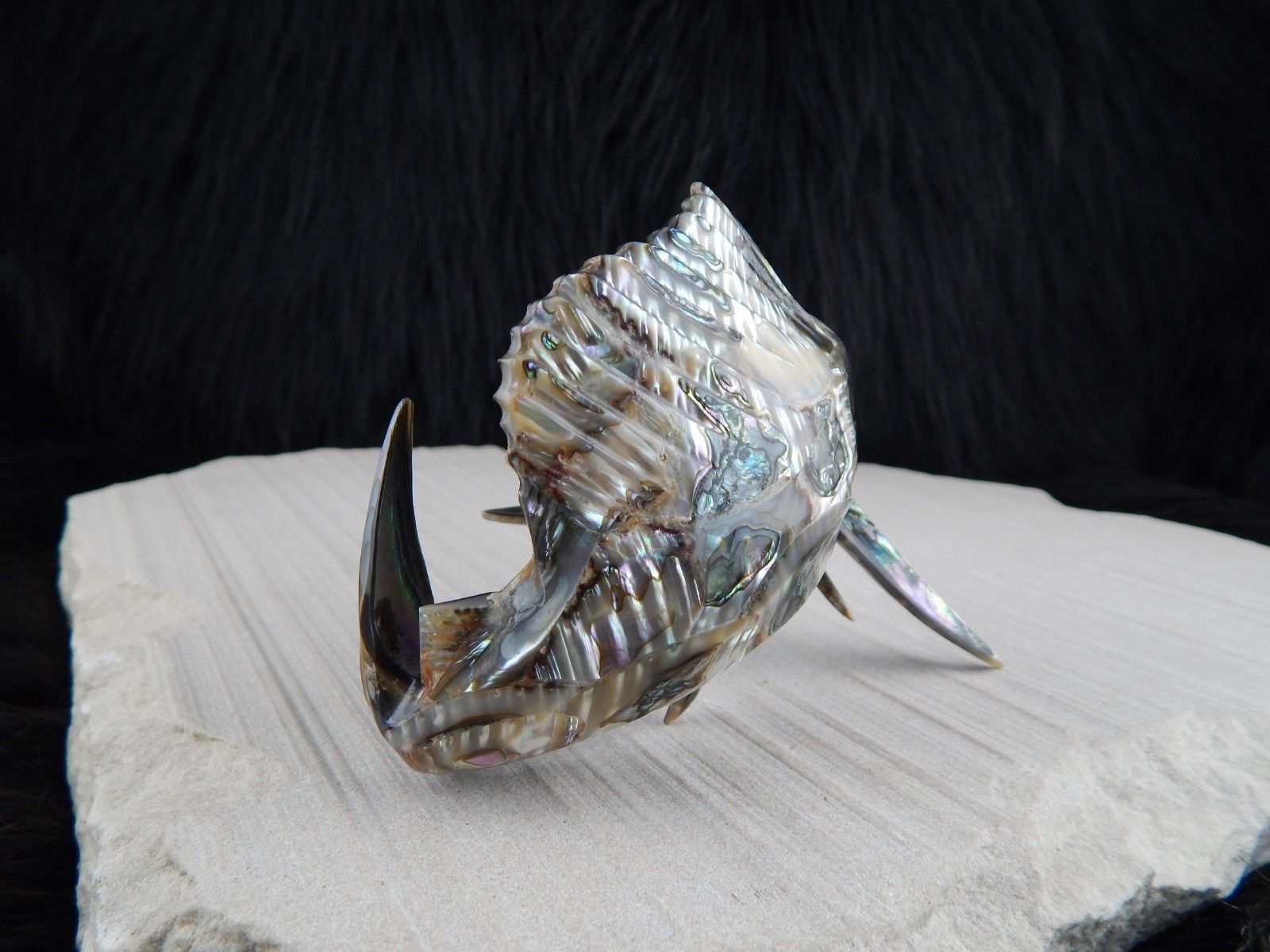 Sword Fish Zuni Fetish Carving - Philbert Beyuka - High Lonesome Trading