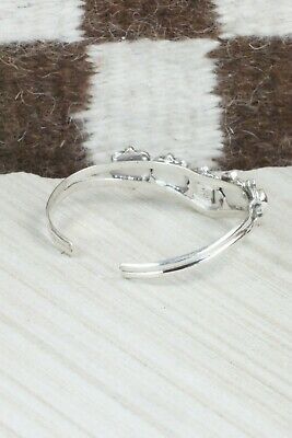 Coral & Sterling Silver Bracelet - Bobby Platero