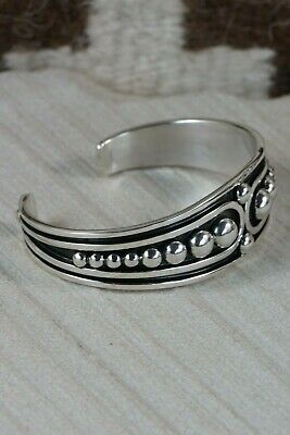 Navajo Sterling Silver Bracelet - Jonathan Nez - High Lonesome Trading