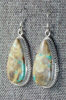 Turquoise & Sterling Silver Earrings - Isabelle Yazzie