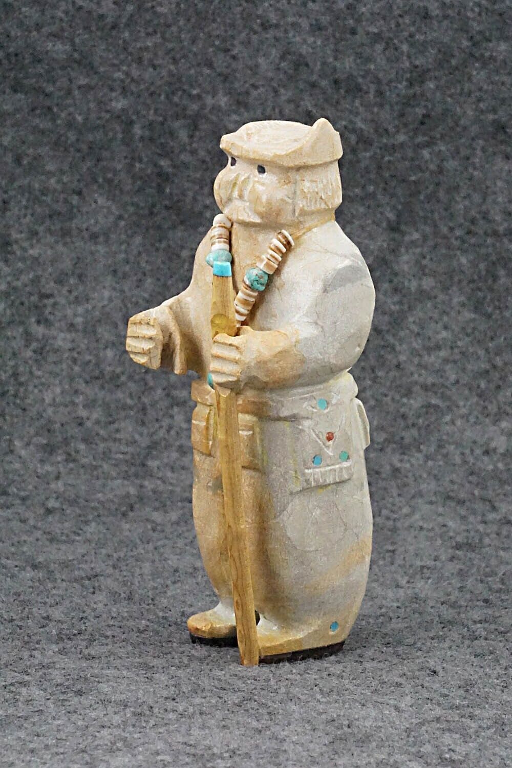 Zuni Farmer Zuni Fetish Carving - Freddie Leekya