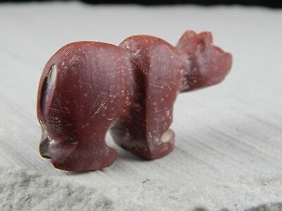 Bear Zuni Fetish Carving- Todd Shebola - High Lonesome Trading