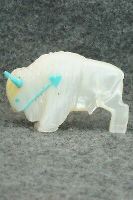 Buffalo Zuni Fetish Carving - Andres Quandelacy