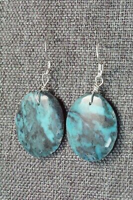Turquoise & Sterling Silver Earrings - Joann Garcia