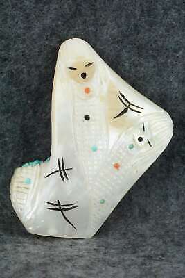 Corn Maiden Zuni Fetish Carving - Sandra Quandelacy
