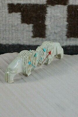 Buffalo Zuni Fetish Carving - Kevin Quam - High Lonesome Trading