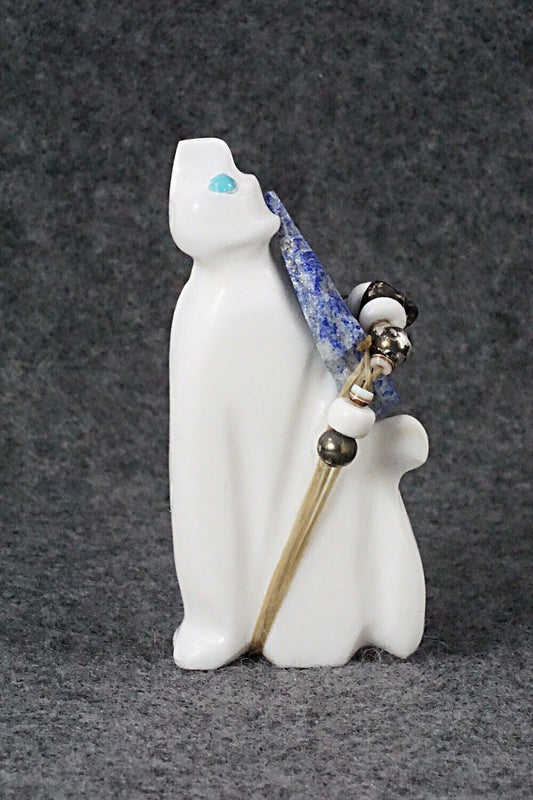 Wolf Zuni Fetish Carving - Lance Deysee