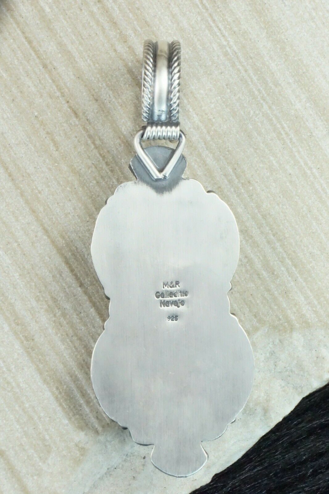 Turquoise & Sterling Silver Pendant - Michael Calladitto