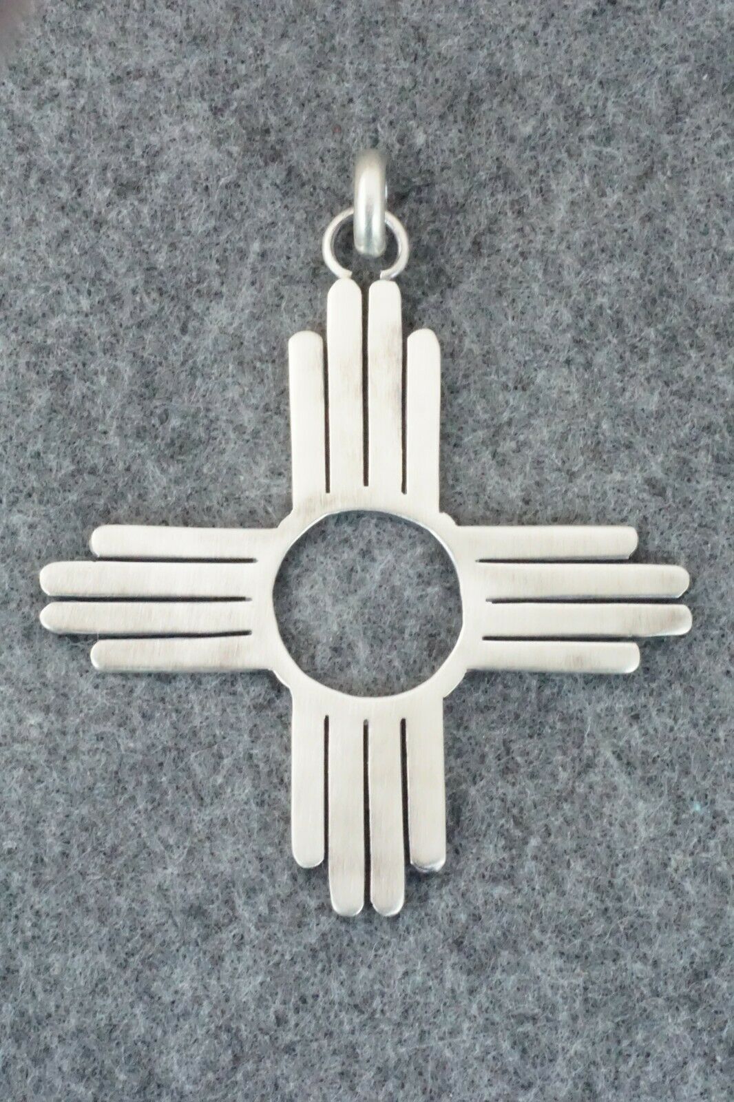 Sterling Silver Zia Pendant - Thomas Valencia