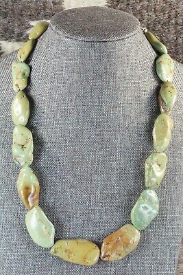 Turquoise & Sterling Silver Necklace - Navajo
