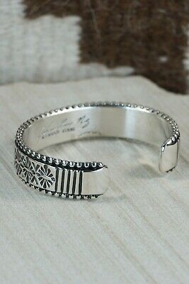 Navajo Sterling Silver Bracelet - Jonathan Nez