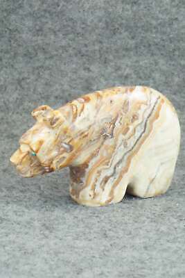 Bear Zuni Fetish Carving - Reynold Lunasee