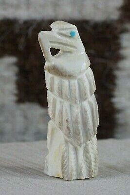 Eagle Zuni Fetish Carving - Jerrold Lahaleon - High Lonesome Trading