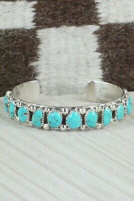 Turquoise & Sterling Silver Bracelet - Darlene Begay