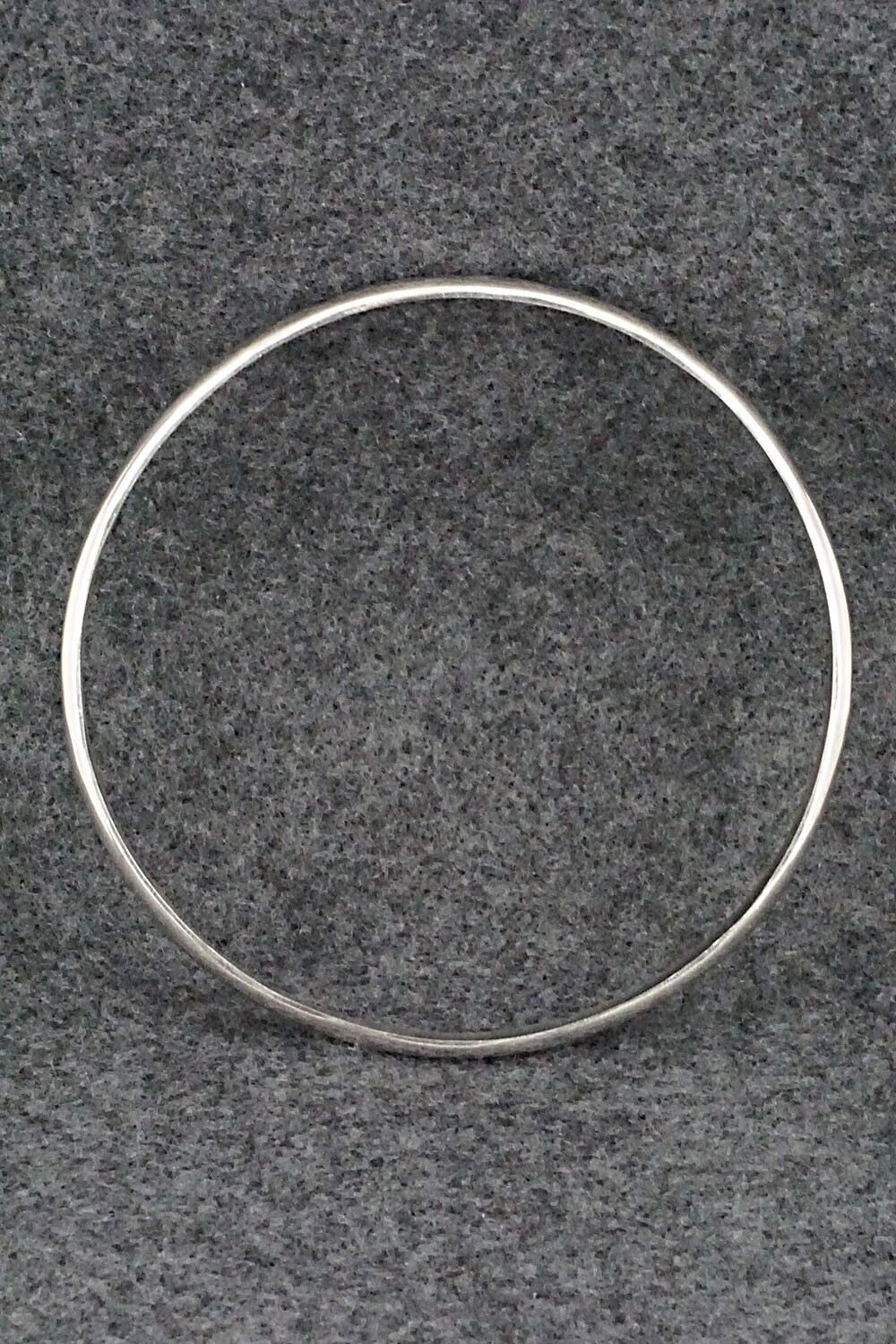 Sterling Silver Bangle Bracelet - Elaine Tahe