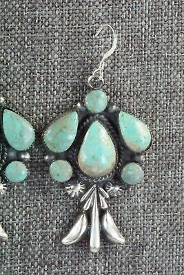 Turquoise & Sterling Silver Earrings - Bobby Platero