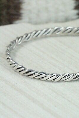 Sterling Silver Bangle - Elaine Tahe