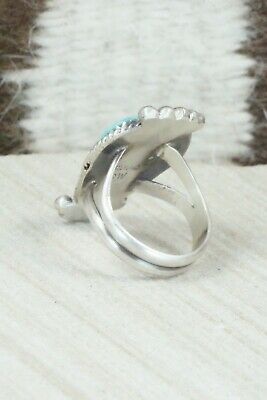 Turquoise & Sterling Silver Ring - Selina Warner - Size 7.5
