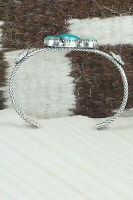 Turquoise & Sterling Silver Bracelet - Roberta Begay