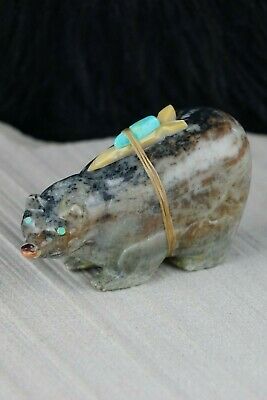 Bear Zuni Fetish Carving - Freddie Leekya - High Lonesome Trading
