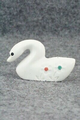 Swan Zuni Fetish Carving - Cheryl Beyuka