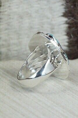 Turquoise & Sterling Silver Ring - Jimson Belin - Size 8.75