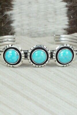 Turquoise & Sterling Silver Bracelet - Amos Begay