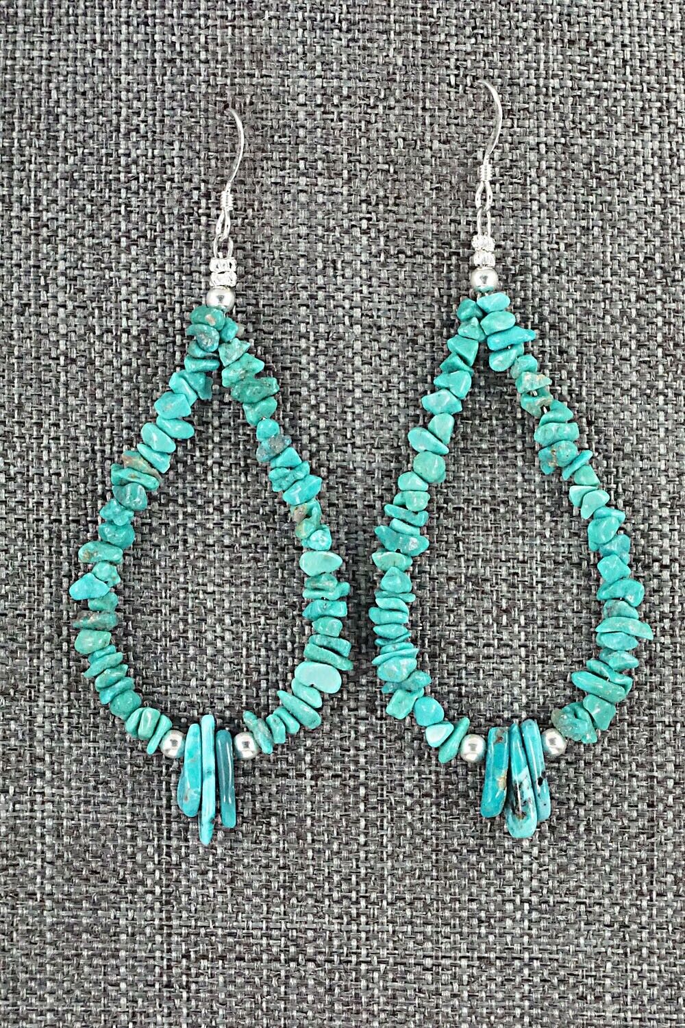 Turquoise & Sterling Silver Earrings - Tammy Nolcot