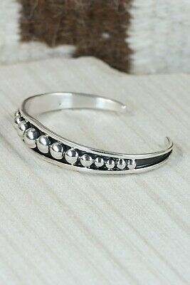 Navajo Sterling Silver Bracelet - Jonathan Nez
