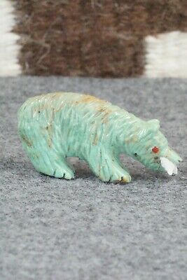 Bear Zuni Fetish Carving - Andres Quandelacy