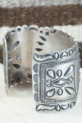 Navajo Sterling Silver Bracelet - Eugene Charley