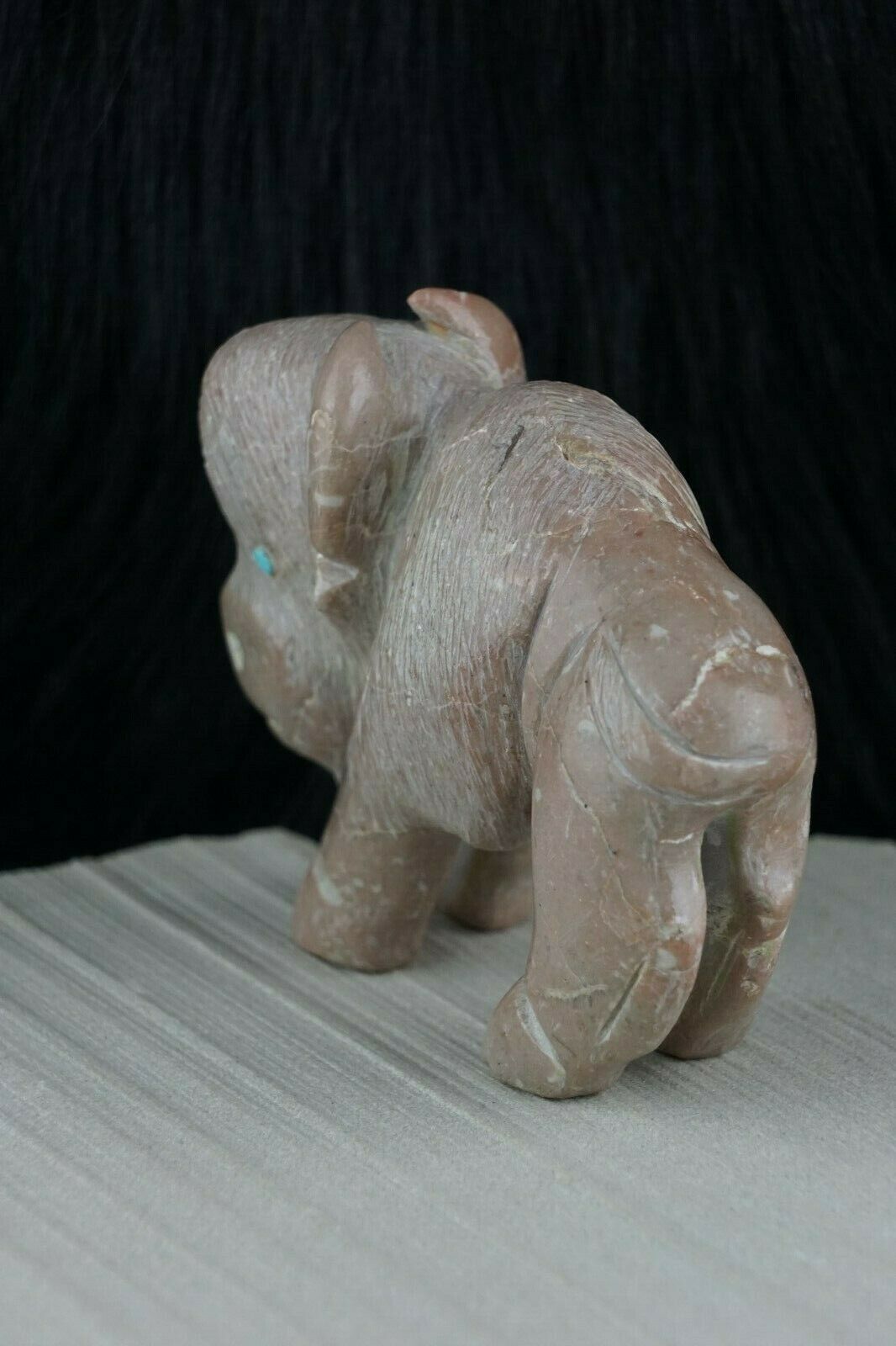 Buffalo Zuni Fetish Carving - Jonas Hastito - High Lonesome Trading