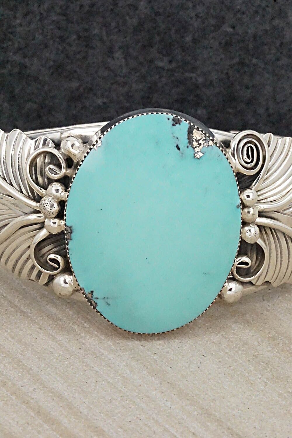 Turquoise & Sterling Silver Bracelet - Gilbert Smith