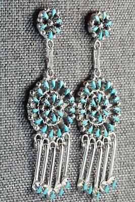 Turquoise & Sterling Silver Earrings - Tricia Leekity