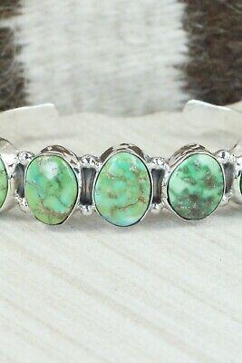 Turquoise & Sterling Silver Bracelet - Thomas Yazzie - High Lonesome Trading
