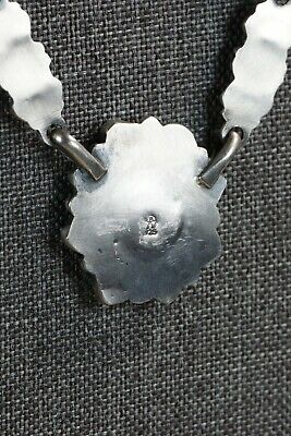 Turquoise & Sterling Silver Necklace - Annie Spencer - Navajo