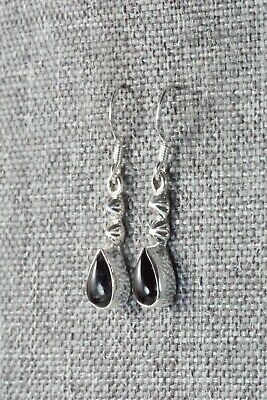 Onyx and Sterling Silver Earrings - Verley Betone