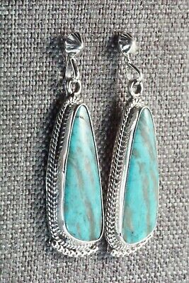 Turquoise & Sterling Silver Earrings - Verley Betone