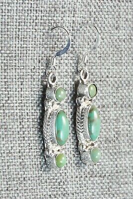 Turquoise & Sterling Silver Earrings - Harris Largo