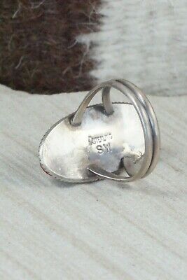 Spiny Oyster & Sterling Silver Ring - Selina Warner - Size 8.75