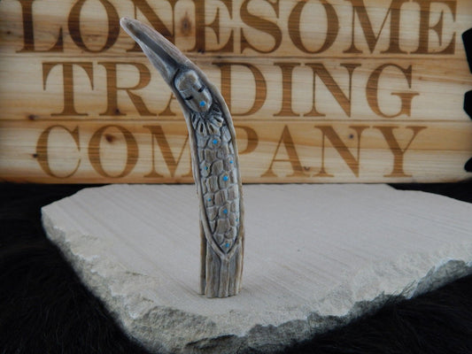 Corn Maiden Zuni Fetish Carving - Jerrold Lahaleon - High Lonesome Trading