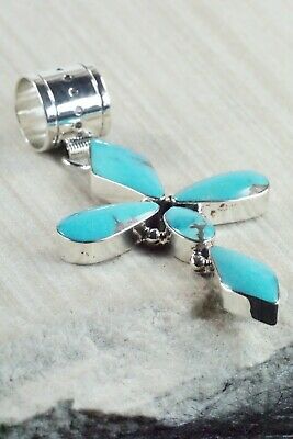 Turquoise and Sterling Silver Pendant - Jimson Belin