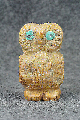 Owl Zuni Fetish Carving - Kevin Quam