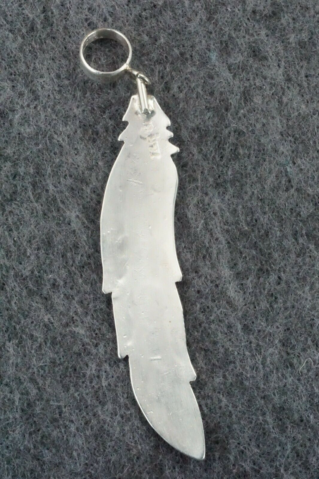 Turquoise & Sterling Silver Pendant - Rosita Singer