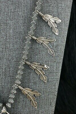 Navajo Turquoise & Sterling Silver Necklace - Tom Lewis - High Lonesome Trading