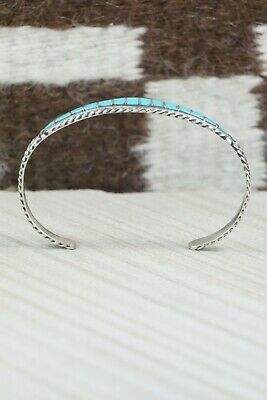 Turquoise & Sterling Silver Bracelet - Millie Peynetsa
